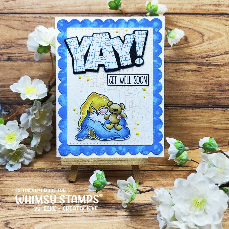 Yay Word and Shadow Die Set - Whimsy Stamps