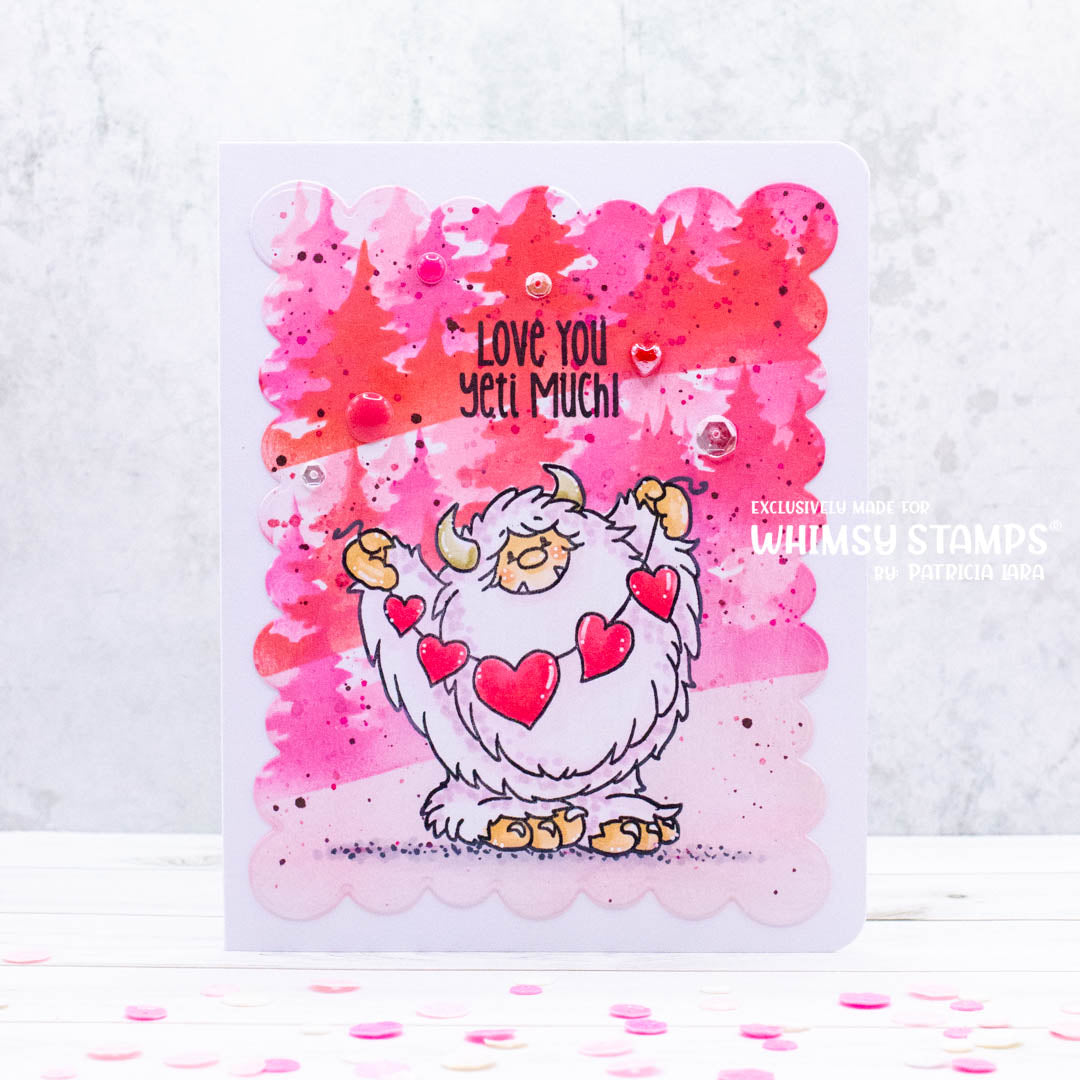 Yeti for Love Clear Stamps - Whimsy Stamps