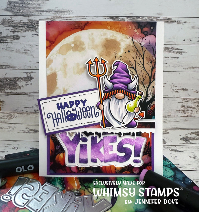 *NEW 6x6 Paper Pack - Halloween Inks - Whimsy Stamps