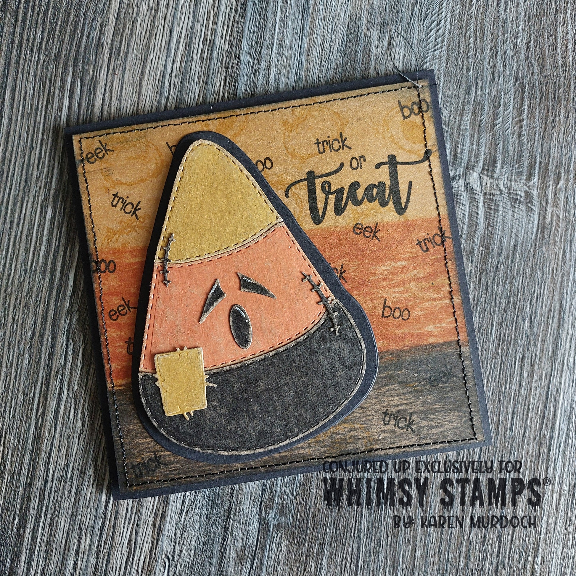 Primitive Candy Corn Die Set - Whimsy Stamps