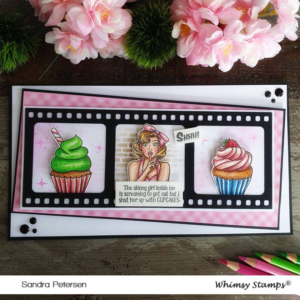 Slimline Film Strip Die - Whimsy Stamps