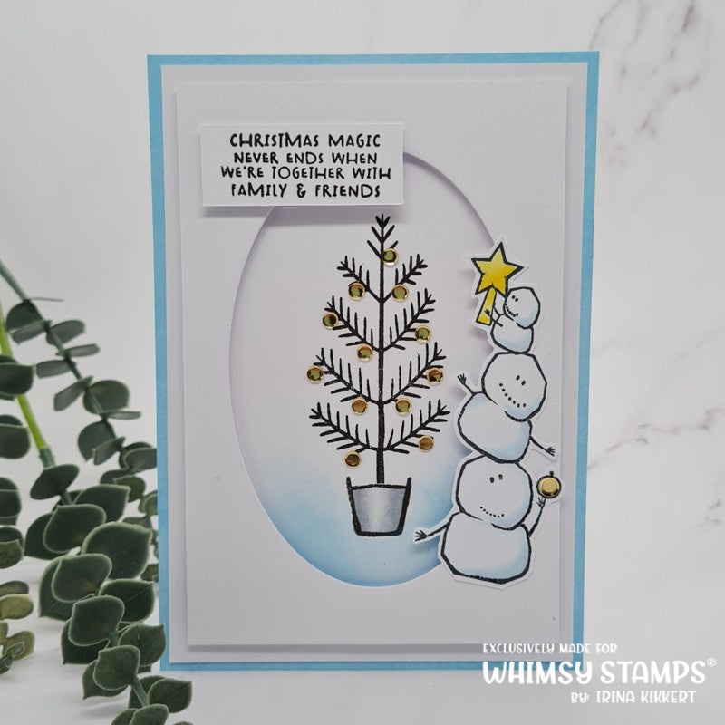 **NEW Snowball Family Clear Stamps - Whimsy Stamps