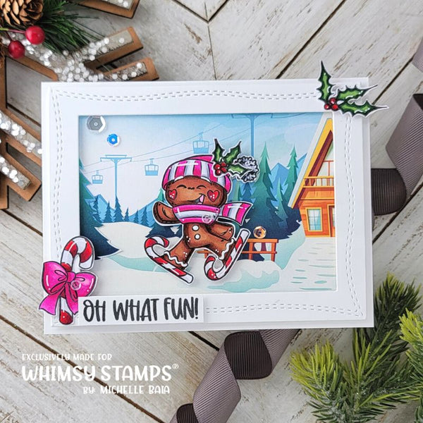 **NEW Gingerbread Fun Clear Stamps - Whimsy Stamps