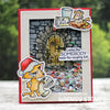 **NEW Dungeon Door Rubber Cling Stamp - Whimsy Stamps