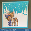 Cinnamon and Reindeer - Digital Stamp - Whimsy Stamps