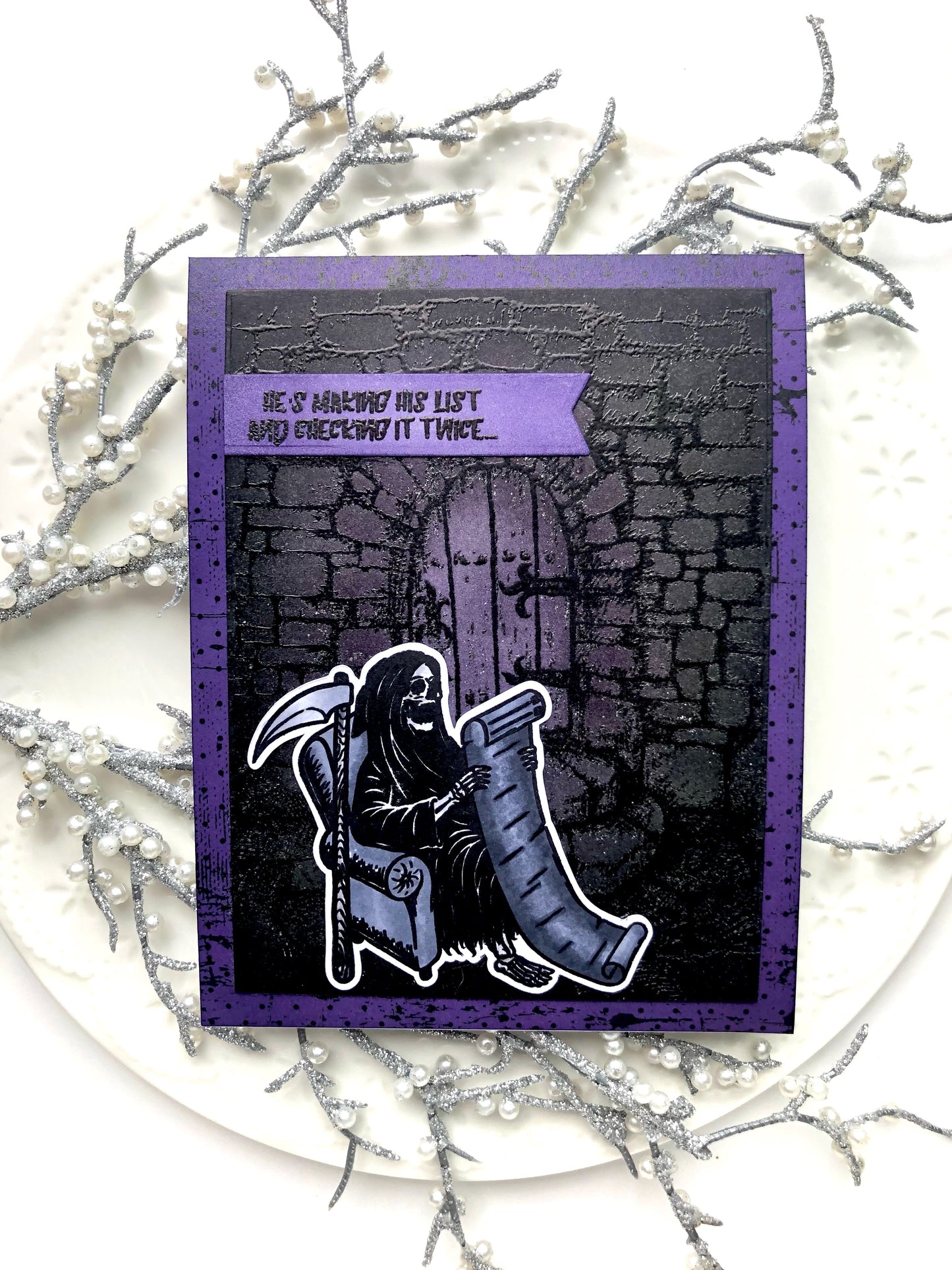 **NEW Dungeon Door Rubber Cling Stamp - Whimsy Stamps