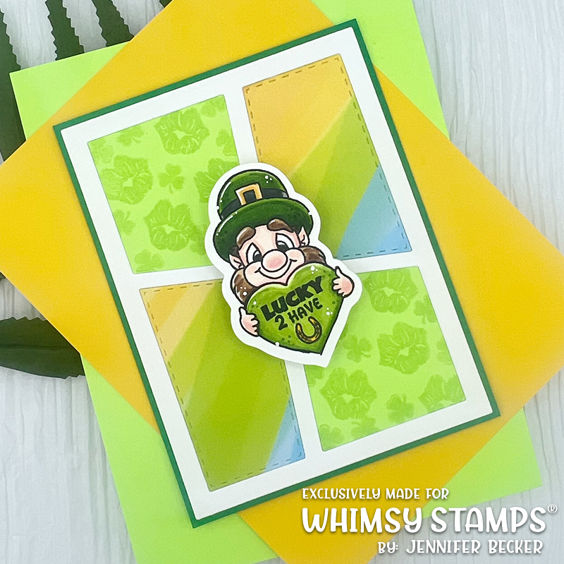 **NEW Lucky Leprechauns Clear Stamps - Whimsy Stamps