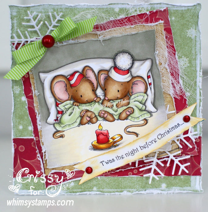 Cuddle Mice - Digital Stamp - Whimsy Stamps