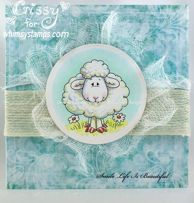 Spring Lamb - Digital Stamp - Whimsy Stamps