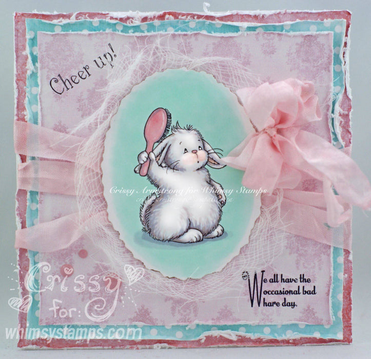 Bad Hare Day - Digital Stamp - Whimsy Stamps
