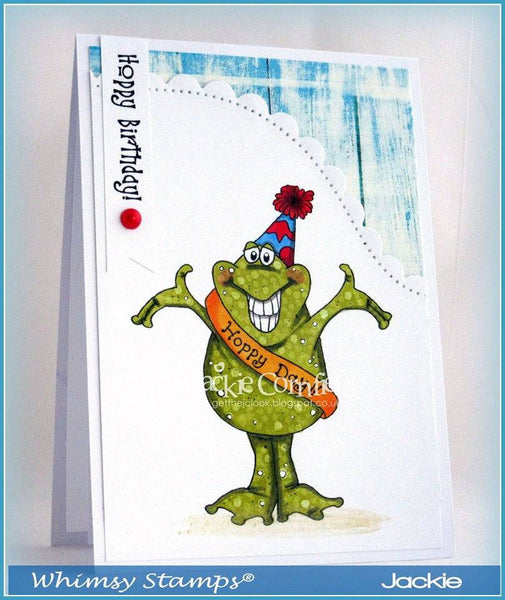 Froggie Hoppy Day 1 - Digital Stamp - Whimsy Stamps