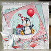 Penguin Birthday - Digital Stamp - Whimsy Stamps