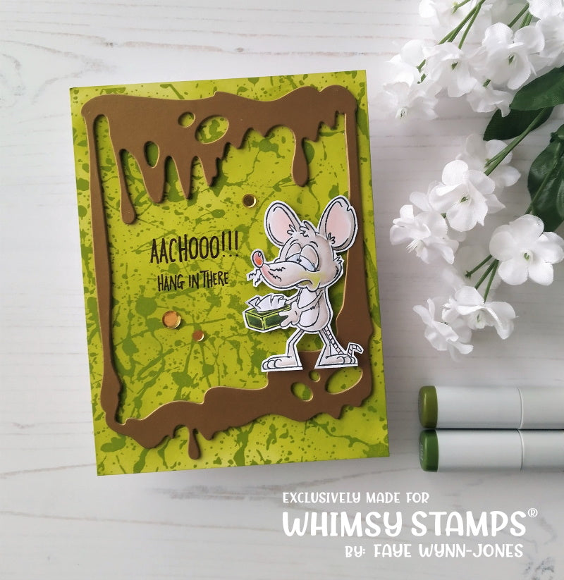 **NEW Rats You're Sick Clear Stamps - Whimsy Stamps