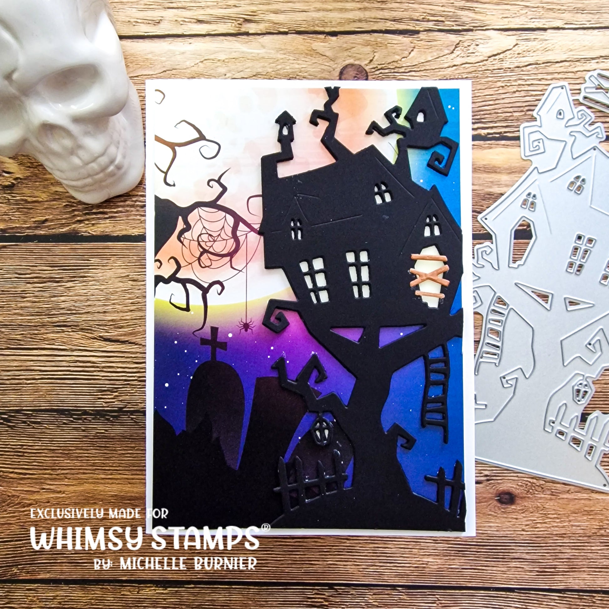 **NEW 6x6 Paper Pack - Haunted Graveyards - Whimsy Stamps