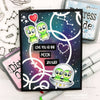 **NEW Space Moonies Outlines Die Set - Whimsy Stamps