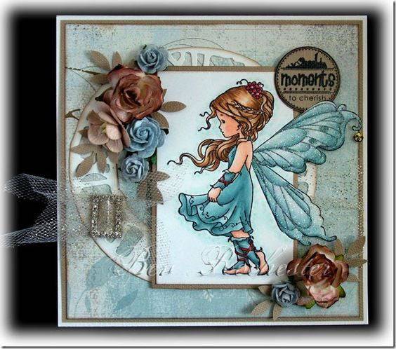 Silver Fairy - Digital Stamp - Whimsy Stamps