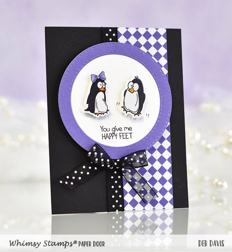 Penguin Farts Clear Stamps - Whimsy Stamps