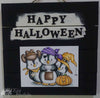Penguin Trick or Treaters - Digital Stamp - Whimsy Stamps