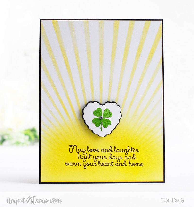 Shamrock Swirl Clear Stamps - Whimsy Stamps