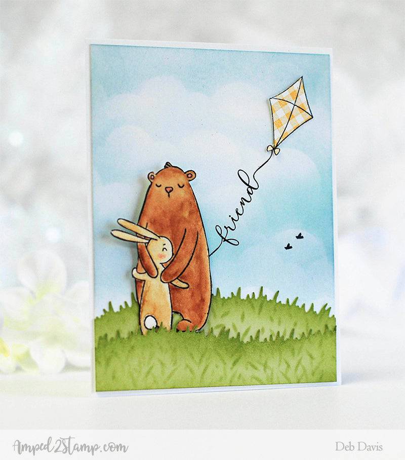 Grass and Cloud Edger Die Set - Whimsy Stamps