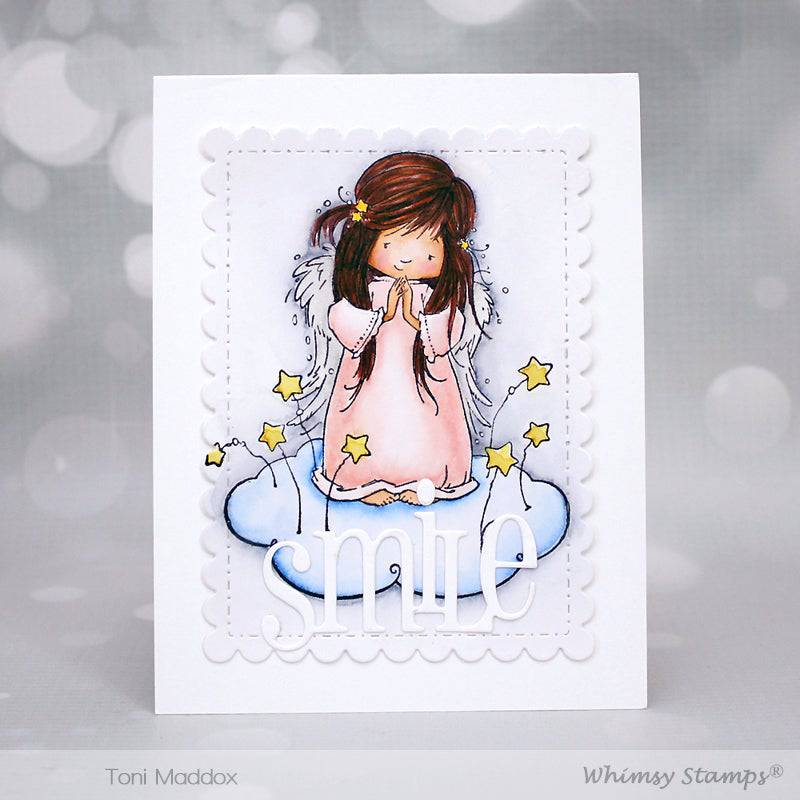 Smile Large Word Die - Whimsy Stamps