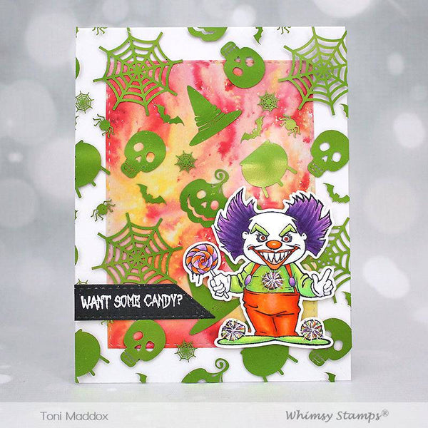 Creepy Clowns Clear Stamps - Whimsy Stamps