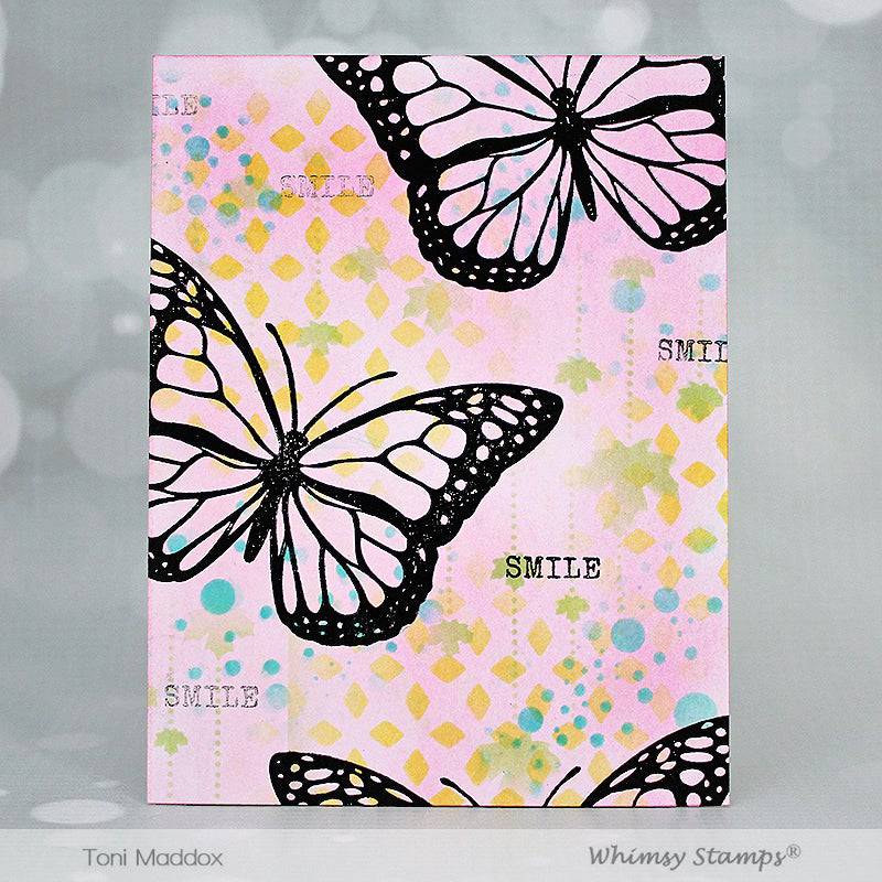 Butterflies Clear Stamps - Whimsy Stamps