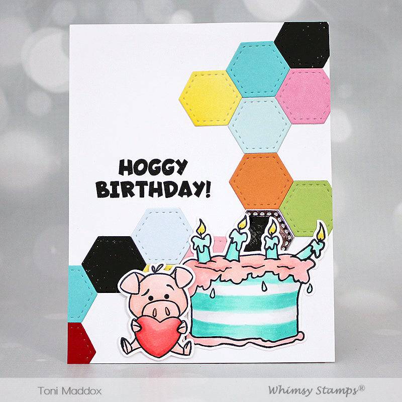 Nested Hexagon Die Set - Whimsy Stamps