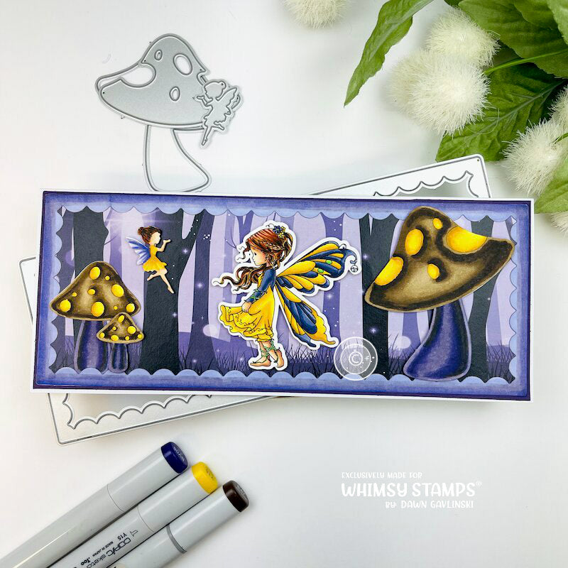 Silver Fairy - Digital Stamp - Whimsy Stamps