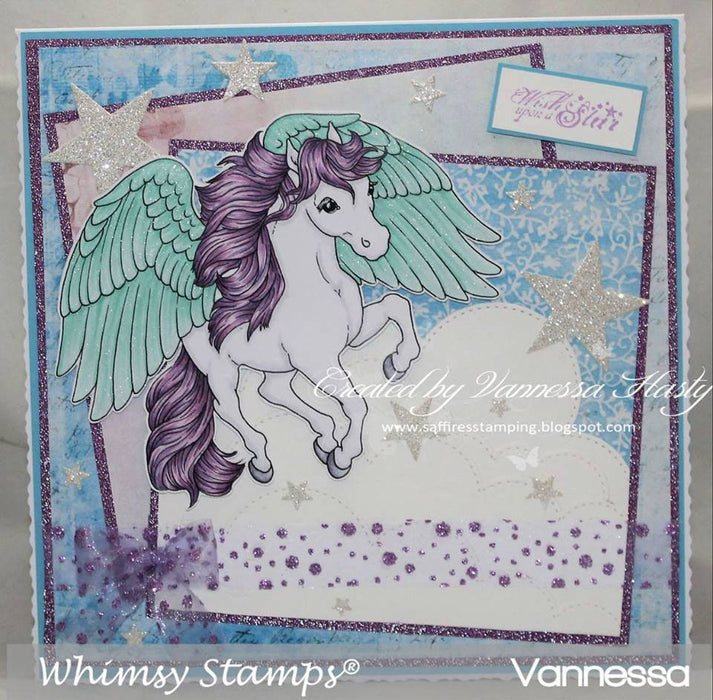 Wind Beneath My Wings - Digital Stamp - Whimsy Stamps