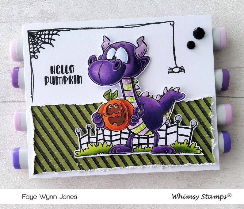 Dudley's Pumpkin - Digital Stamp - Whimsy Stamps