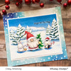 Gnome Warm Wishes Clear Stamps - Whimsy Stamps