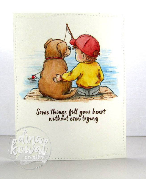 Fishin' Friends - Digital Stamp - Whimsy Stamps