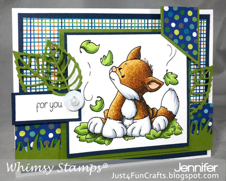 Autumn Fox Kit - Digital Stamp - Whimsy Stamps