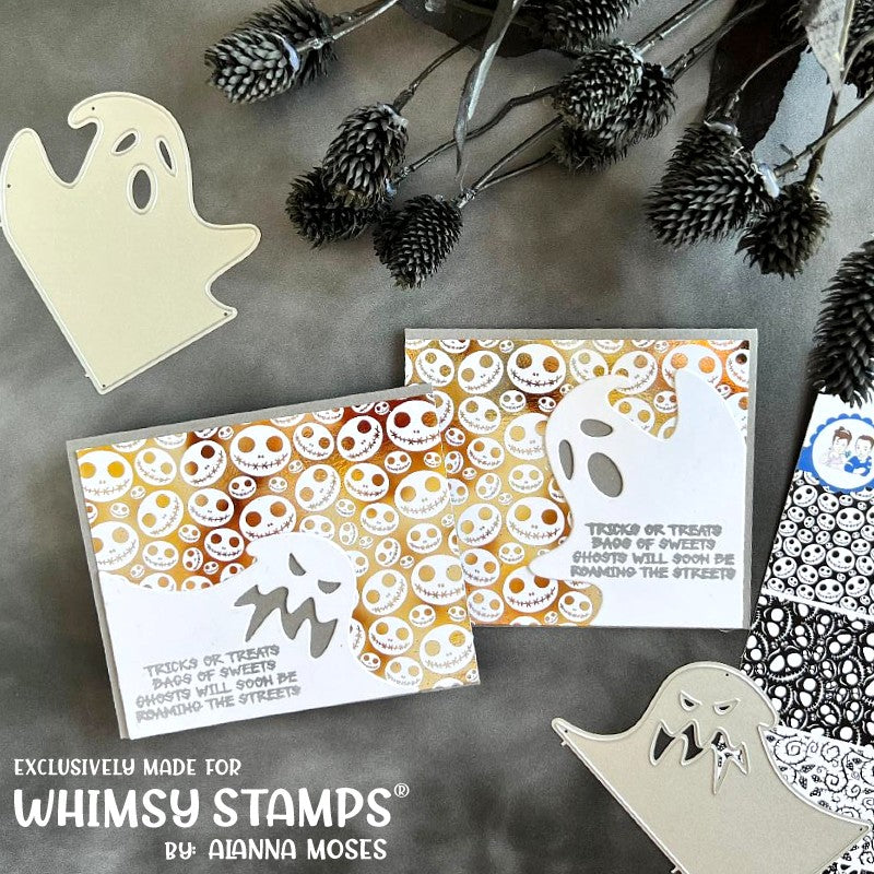 **NEW Toner Card Front Pack - Slimline Terror 1 - Whimsy Stamps