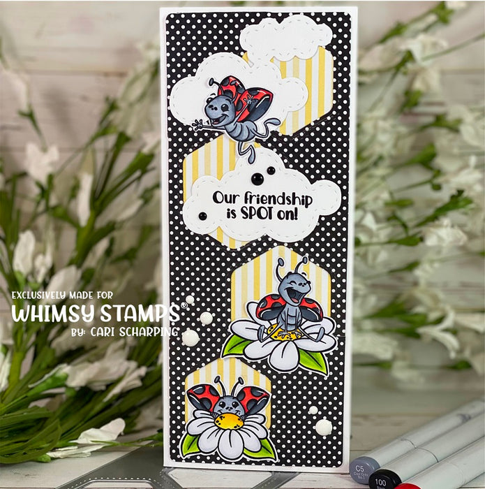 **NEW Lady Buggies Clear Stamps - Whimsy Stamps