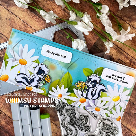 **NEW Slimline Paper Pack - Gulliver's Garden - Whimsy Stamps