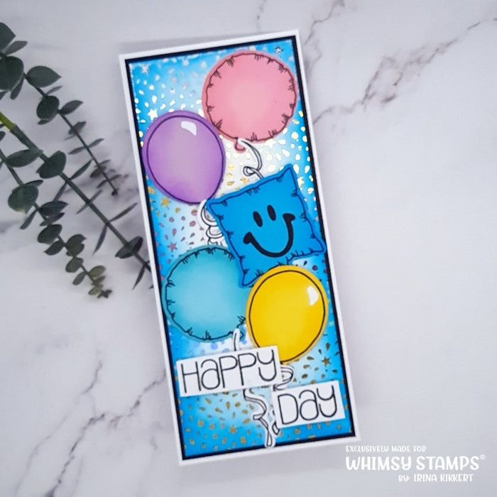 **NEW Happy Day Balloons Outline Die Set - Whimsy Stamps