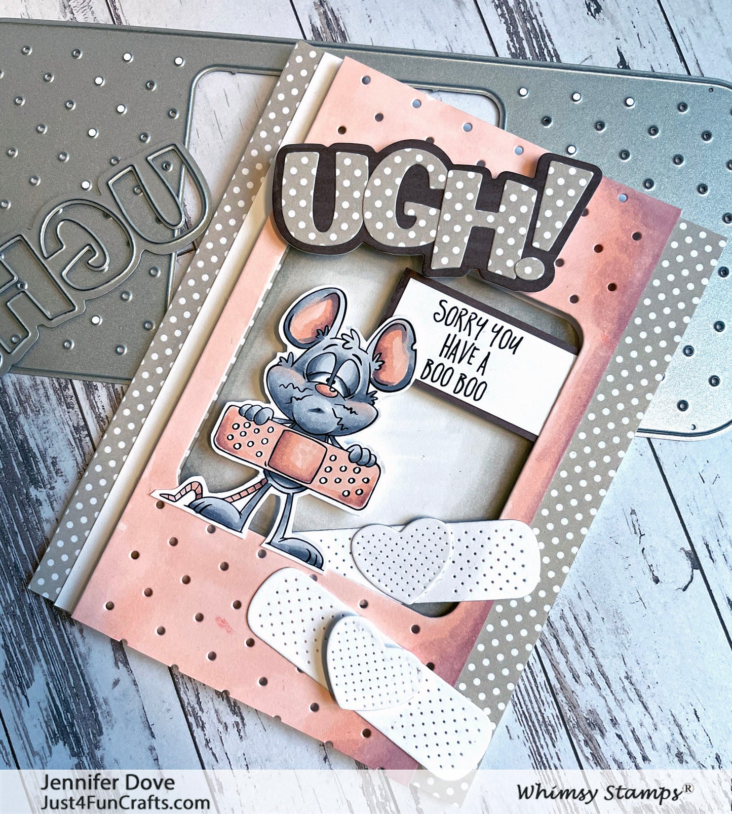 **NEW Rats You're Sick Clear Stamps - Whimsy Stamps