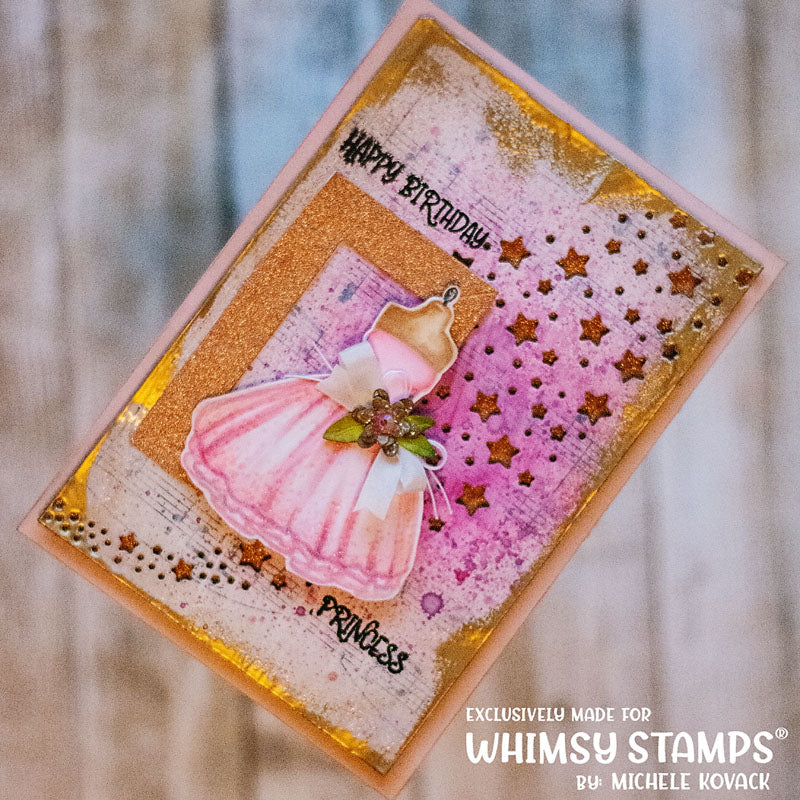 **NEW Bling Queen Clear Stamps - Whimsy Stamps