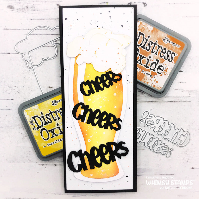 **NEW Cheers! Word Die Set - Whimsy Stamps