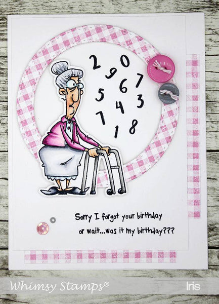 Old Fart Clear Stamps - Whimsy Stamps