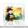 Penguin Fishing - Digital Stamp - Whimsy Stamps