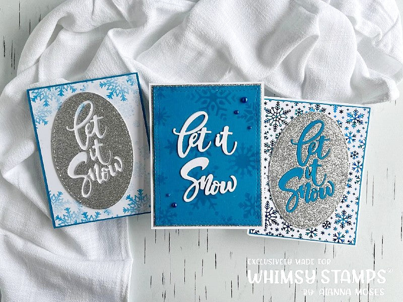 **NEW Let it Snow Die Set - Whimsy Stamps