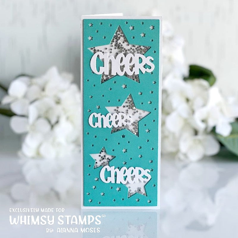 **NEW Slimline Stardust Die - Whimsy Stamps