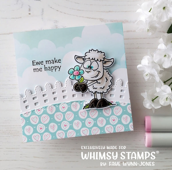 **NEW Friend Like Ewe Clear Stamps - Whimsy Stamps