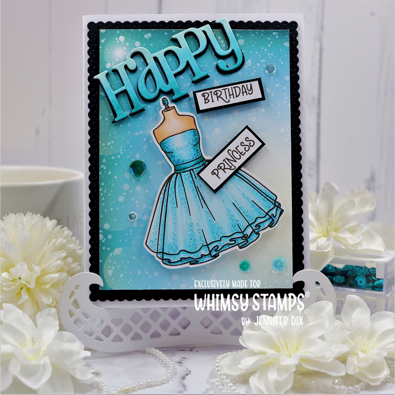 **NEW Bling Queen Clear Stamps - Whimsy Stamps