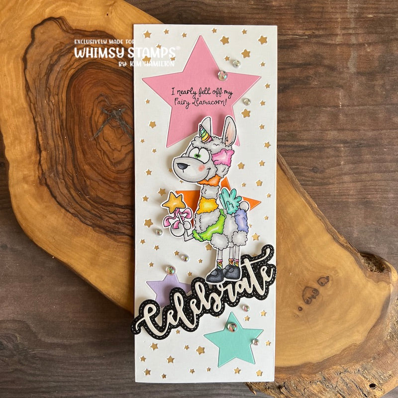 **NEW Slimline Stardust Die - Whimsy Stamps