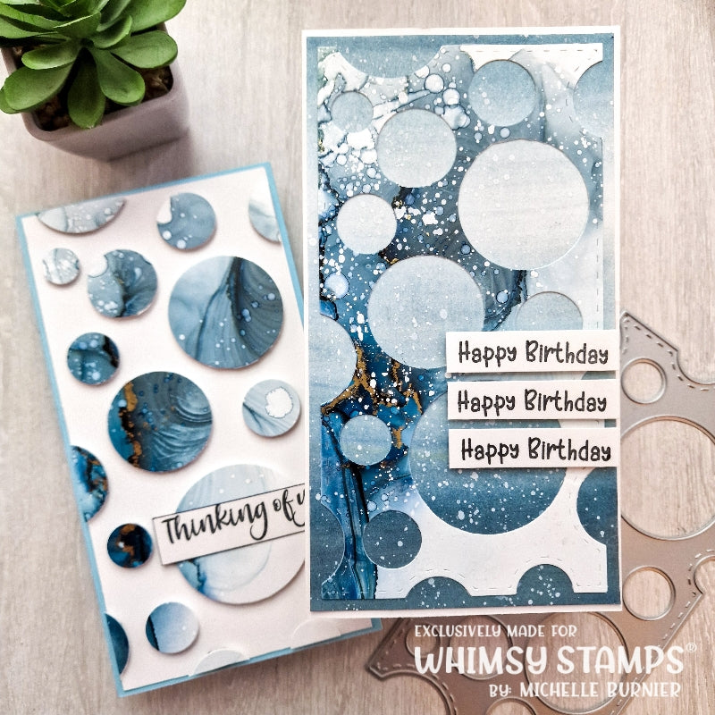 **NEW Mini Slim Swiss Dots Die - Whimsy Stamps