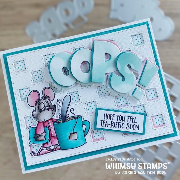 **NEW Hug in a Mug Clear Stamps - Whimsy Stamps